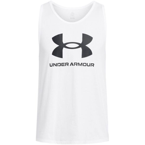 Under Armour SPORTSTYLE Pánské tílko, bílá, velikost