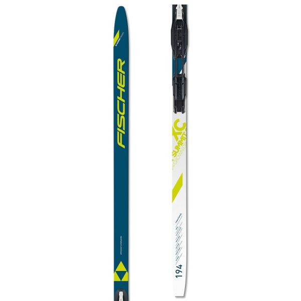 Fischer SUMMIT CROWN + COMPACT STEP Běžecké lyže na klasiku, tmavě modrá, velikost