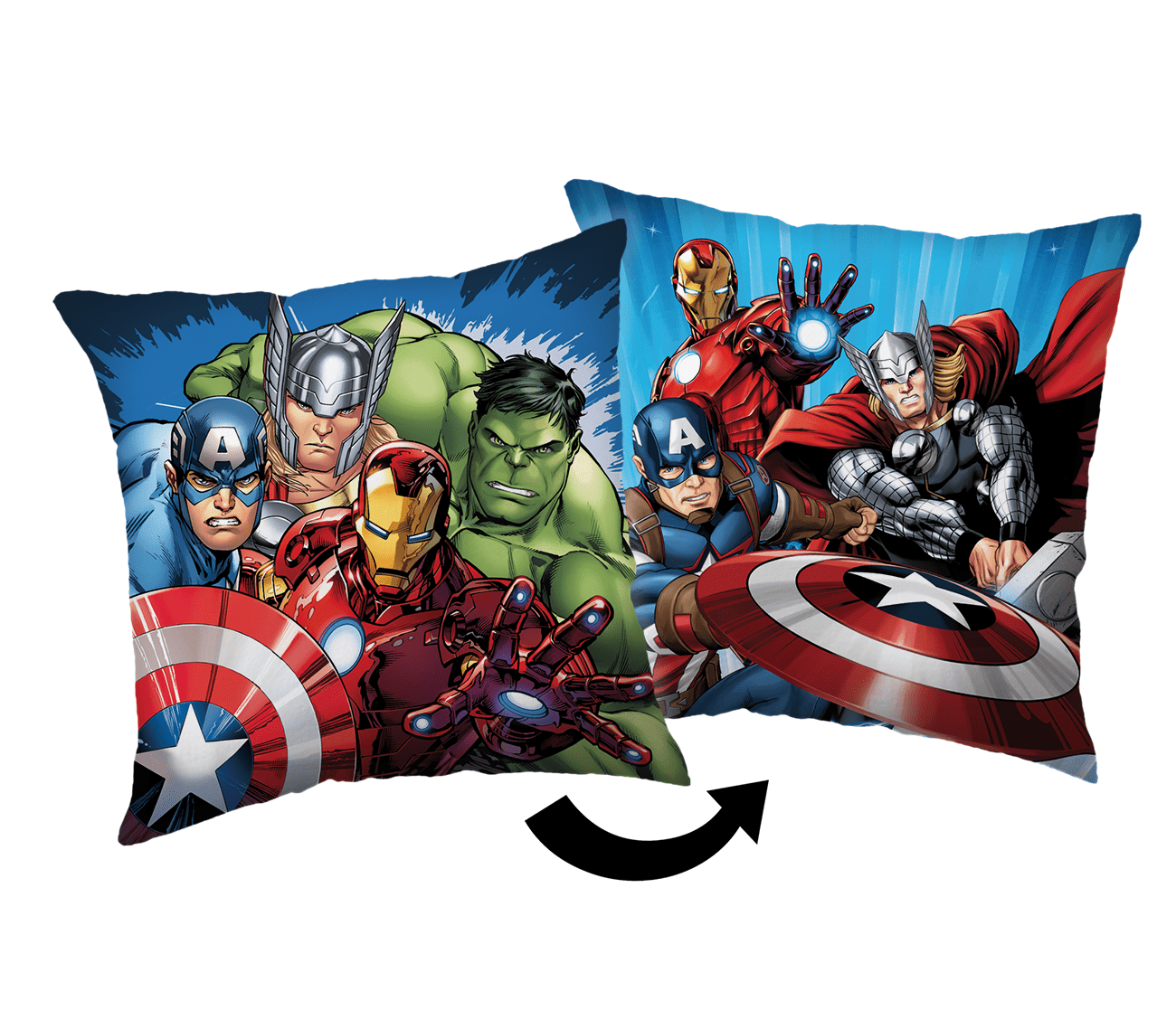Jerry Fabrics Dekorační polštářek 40x40 cm - Avengers 