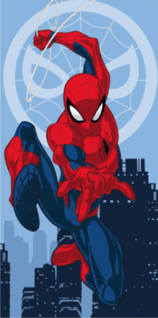 Jerry Fabrics Bavlněná froté osuška 70x140 cm -  Spider-man 
