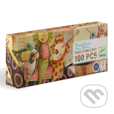 Puzzle Galéria: Nádherná jazda - Djeco