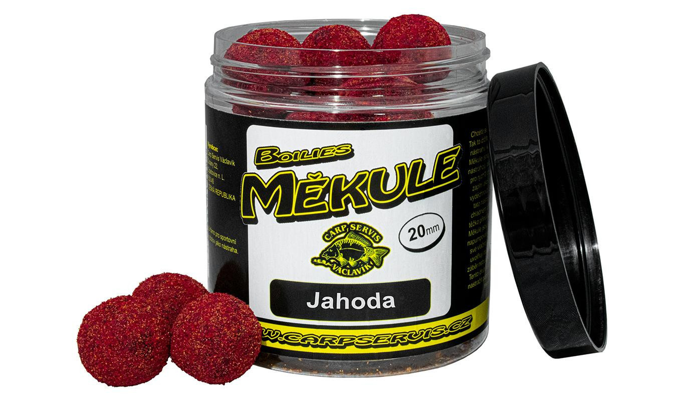 Václavík - Boilies Měkule Feeder 140g  / 16mm - JAHODA