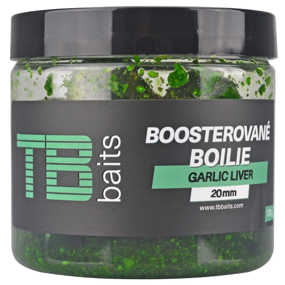 TB baits - Boosterované boilie GARLIC LIVER vel. 24mm 120g