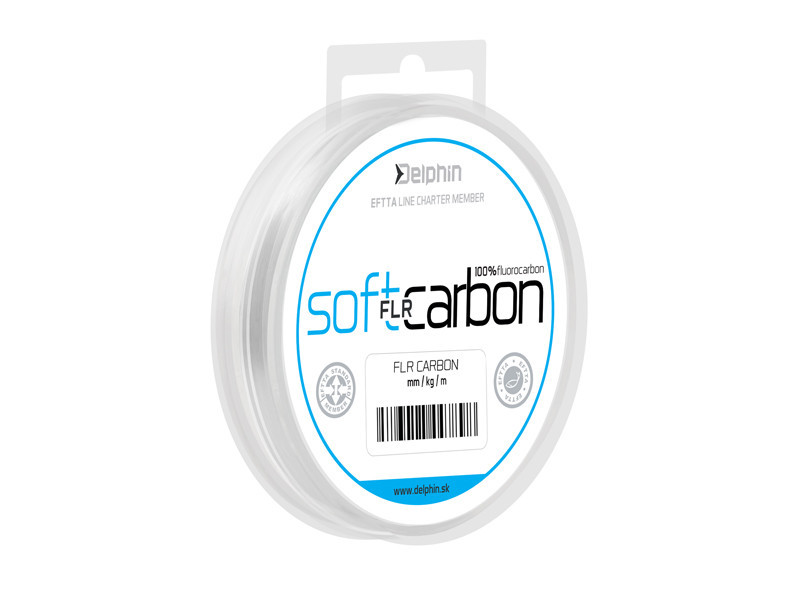 Delphin SOFT FLR CARBON - 100% fluorocarbon-0,218mm 3,69kg 50m