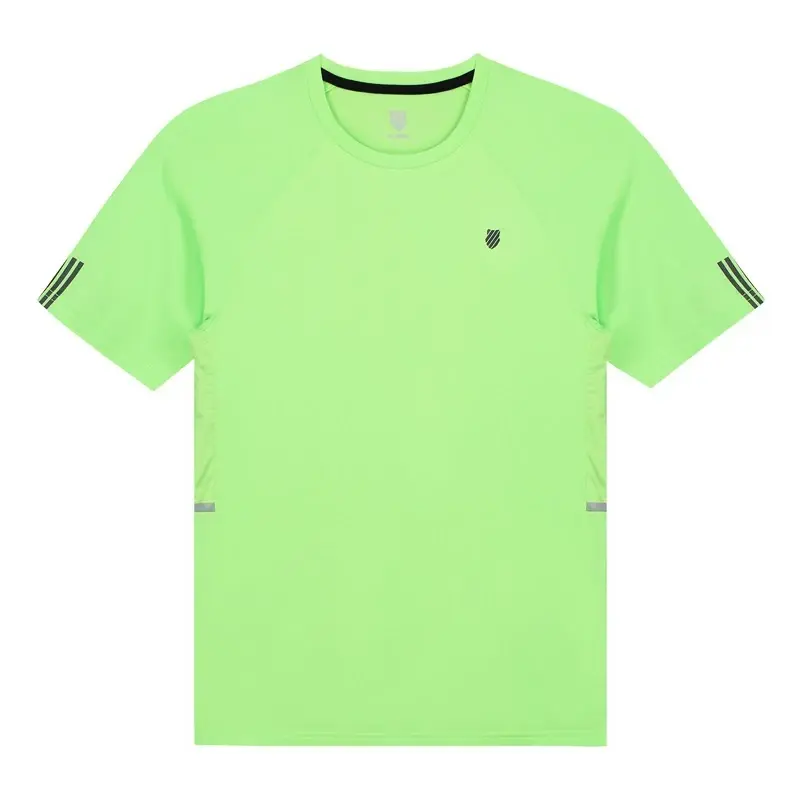 Pánské tričko K-Swiss   Hypercourt Crew 2 Soft Neon Green XL