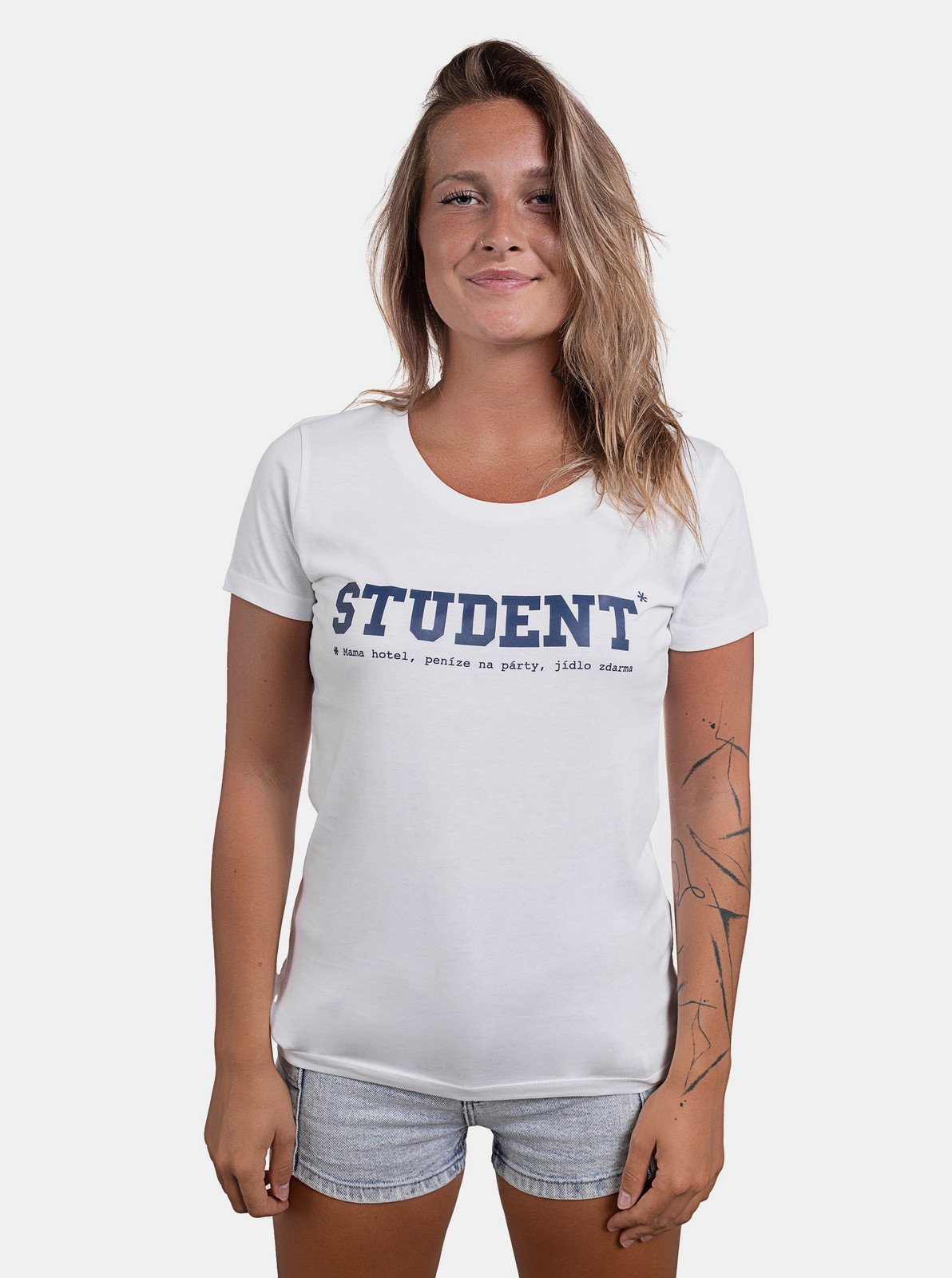 Bílé dámské tričko ZOOT Original Student