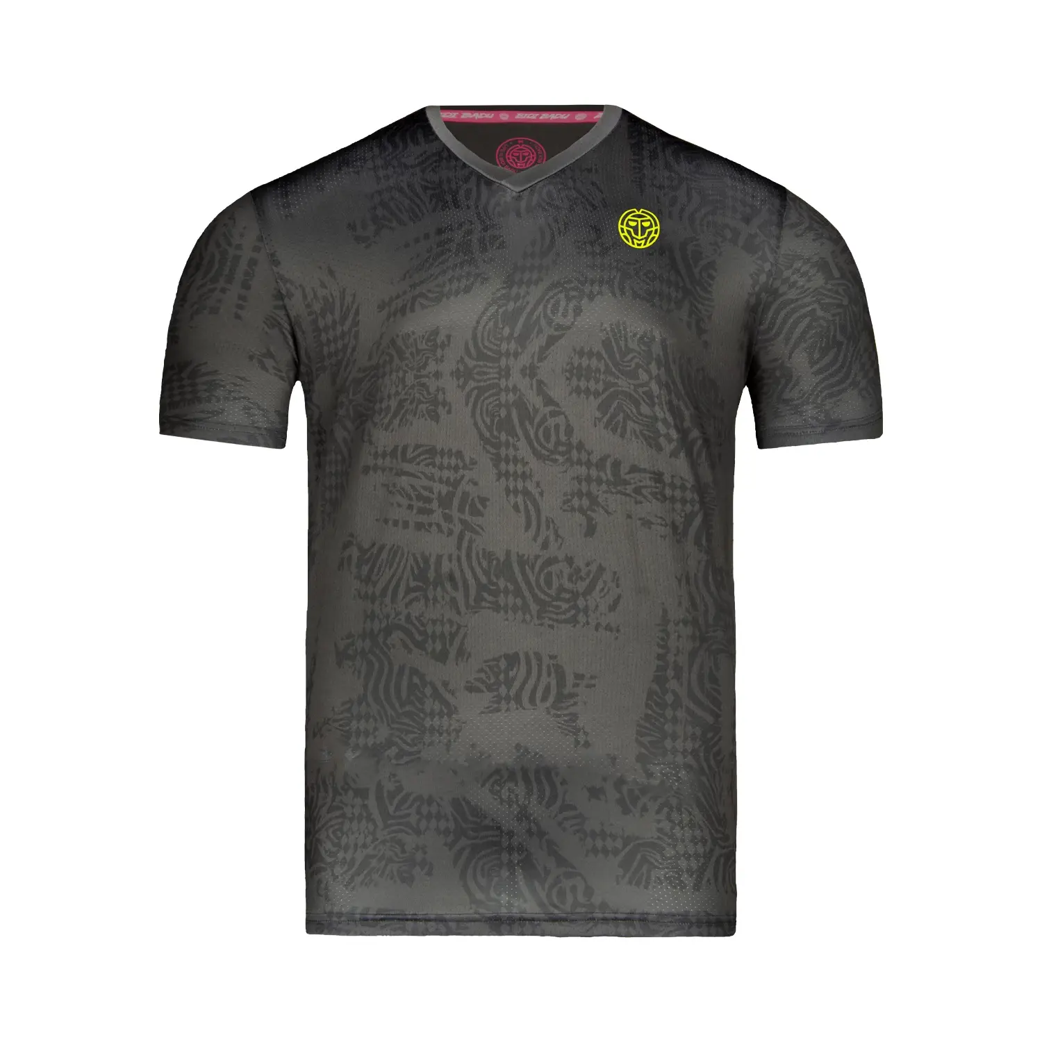 Dětské tričko BIDI BADU  Owusu Tech Tee Dark Grey 128 cm