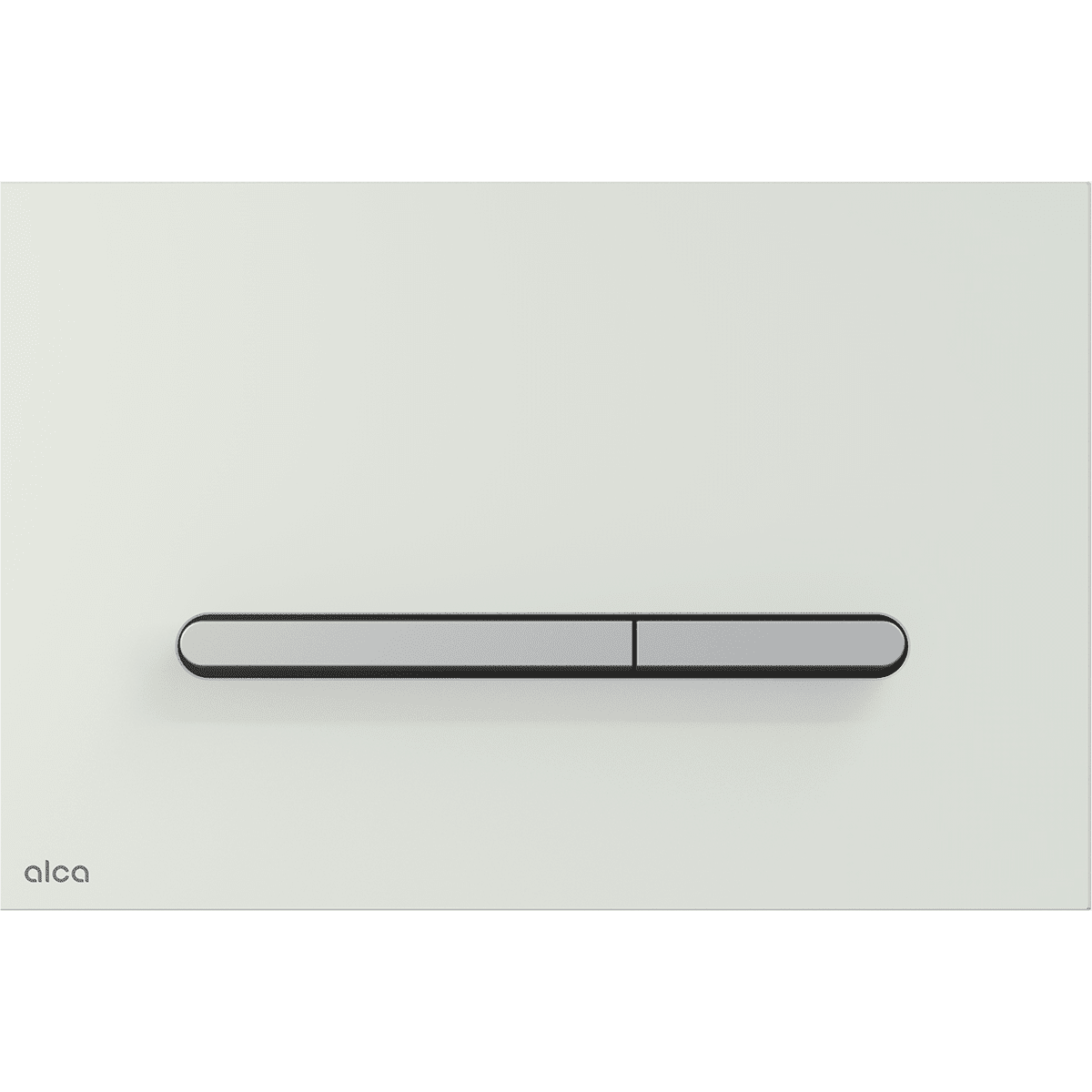 Alcadrain FLAT RAY-GL1200 ovládací tlačítko - sklo bílá (dříve Alcaplast)