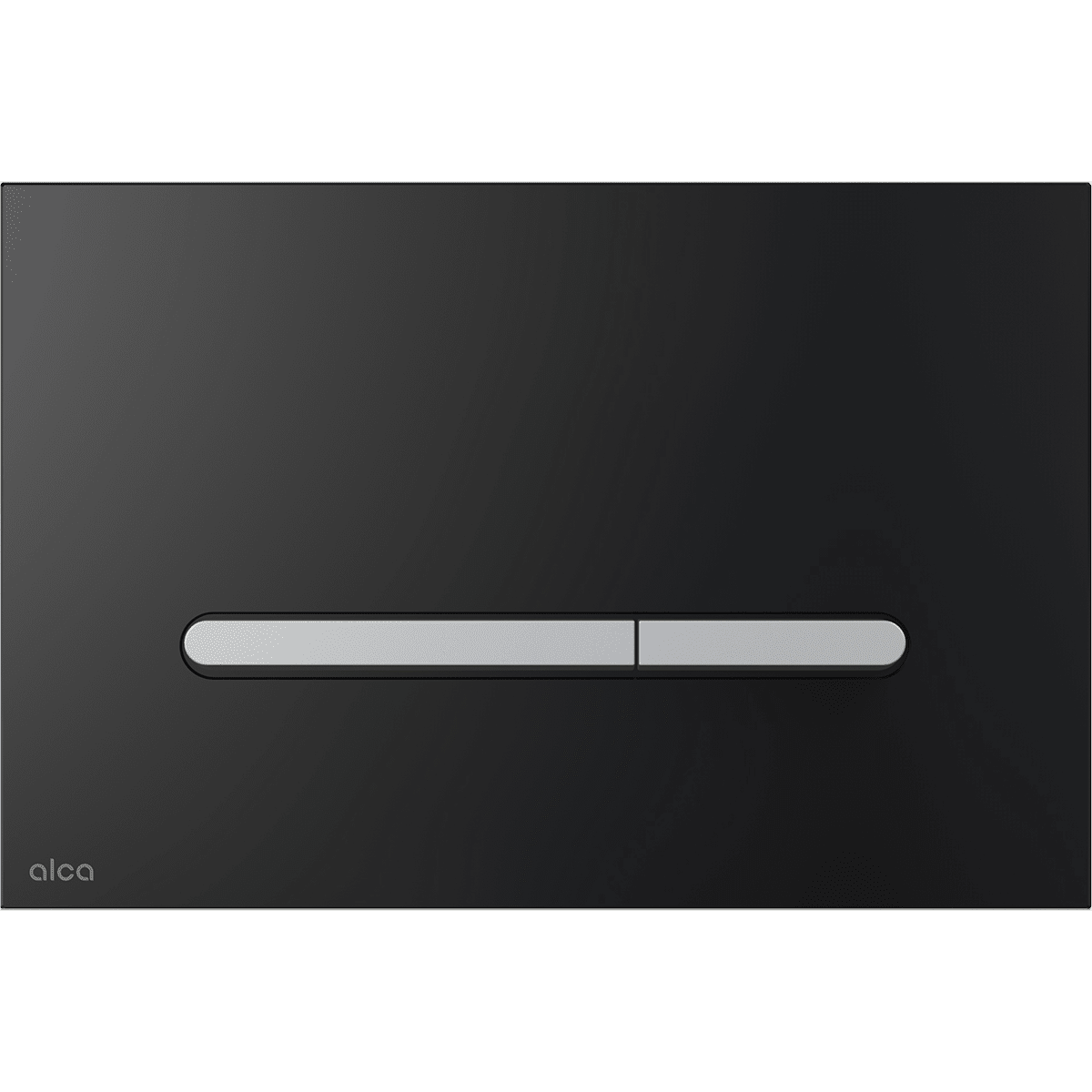 Alcadrain FLAT RAY-GL1204  ovládací tlačítko - sklo černá (dříve Alcaplast)