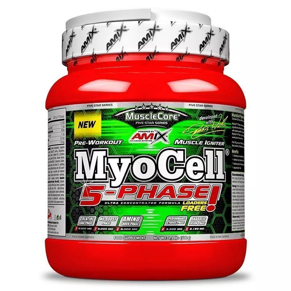Amix MuscLe Core Five Star Series MyoCell 5-PHASE 500g Varianta: fruit punch
