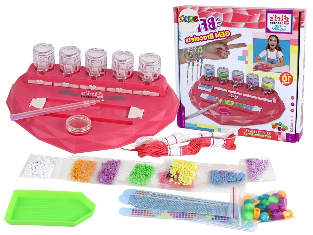 mamido Sada pro tvoření náramků s korálky a diamanty