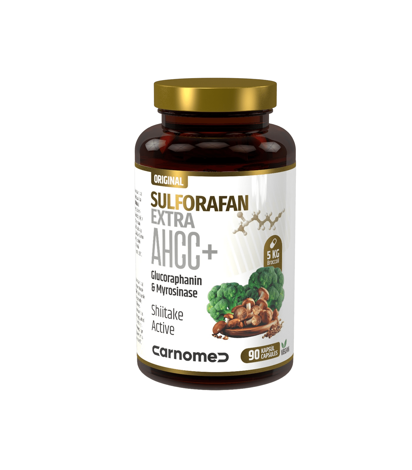 CarnoMed Sulforafan Extra AHCC+ 90 kapslí