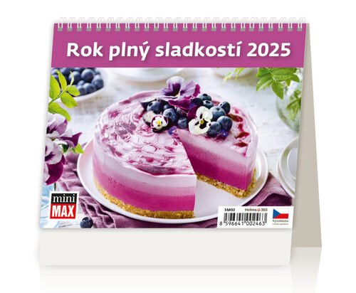 Rok plný sladkostí 2025 - stolní kalendář