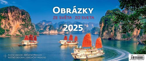 Obrázky ze světa 2025 - stolní kalendář