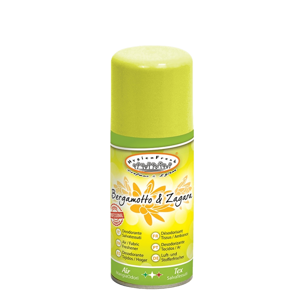 HygienFresh DeoSpray osvěžovač vzduchu a textilií Bergamot a pomerančové květy 150 ml