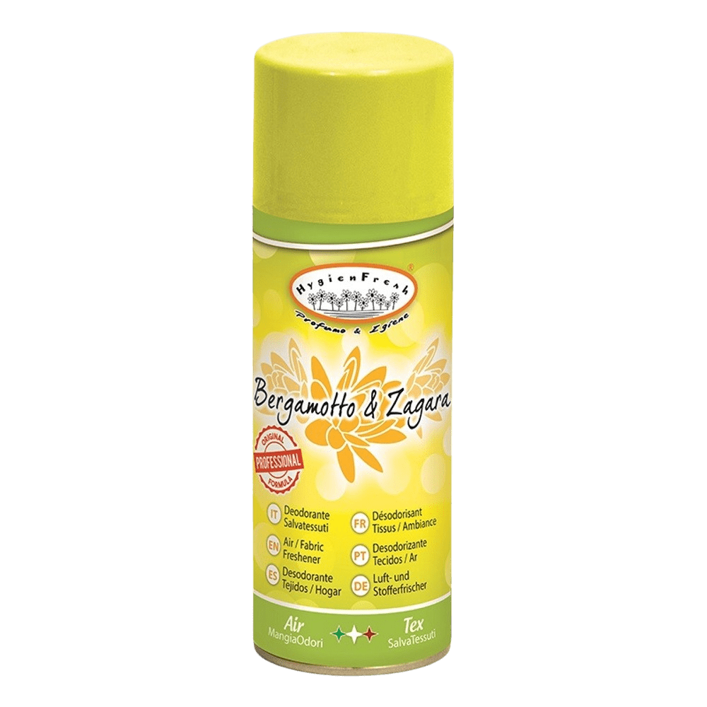 HygienFresh DeoSpray osvěžovač vzduchu a textilií Bergamot a pomerančové květy 400 ml