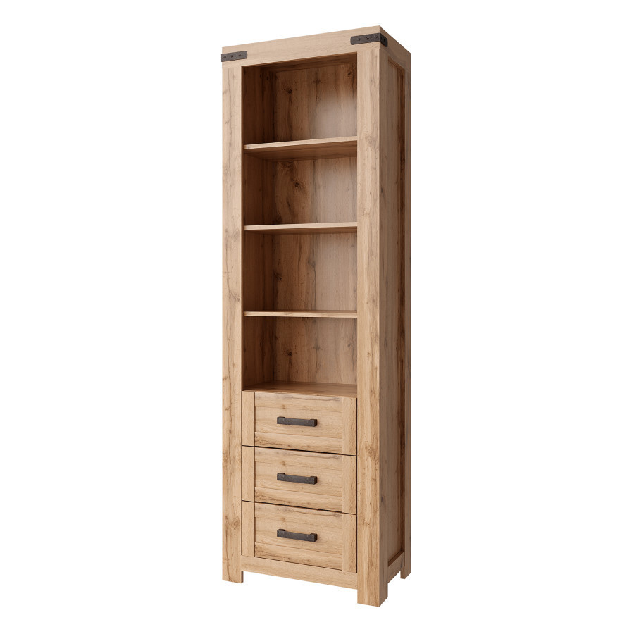 Tempo Kondela Regál MORATIZ 3S - dub wotan