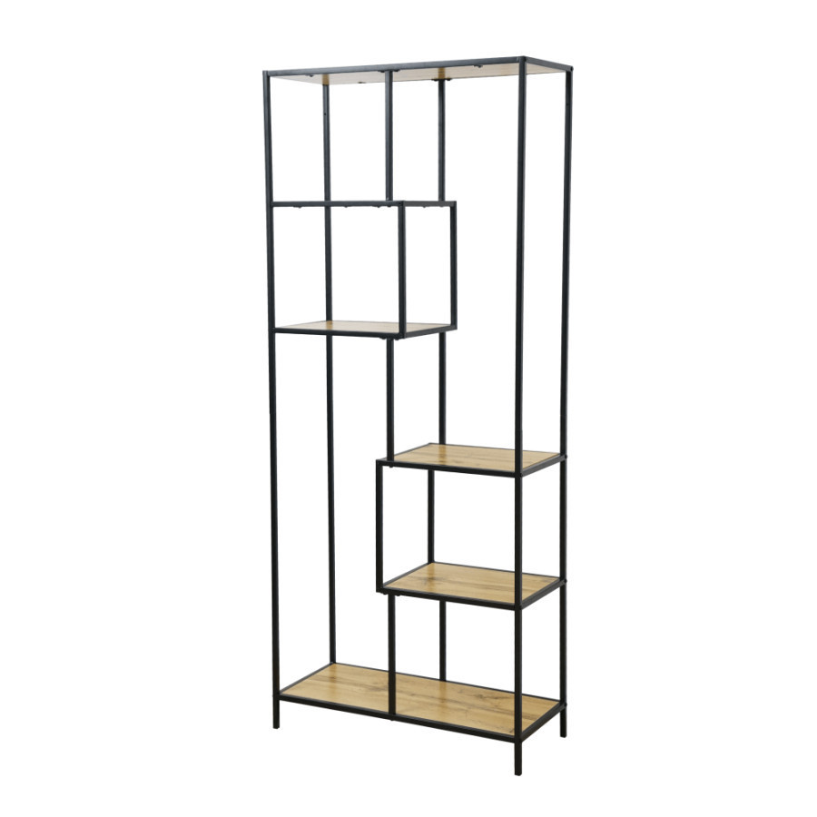 Tempo Kondela Regál BILOTE TYP 3 - černá/dub