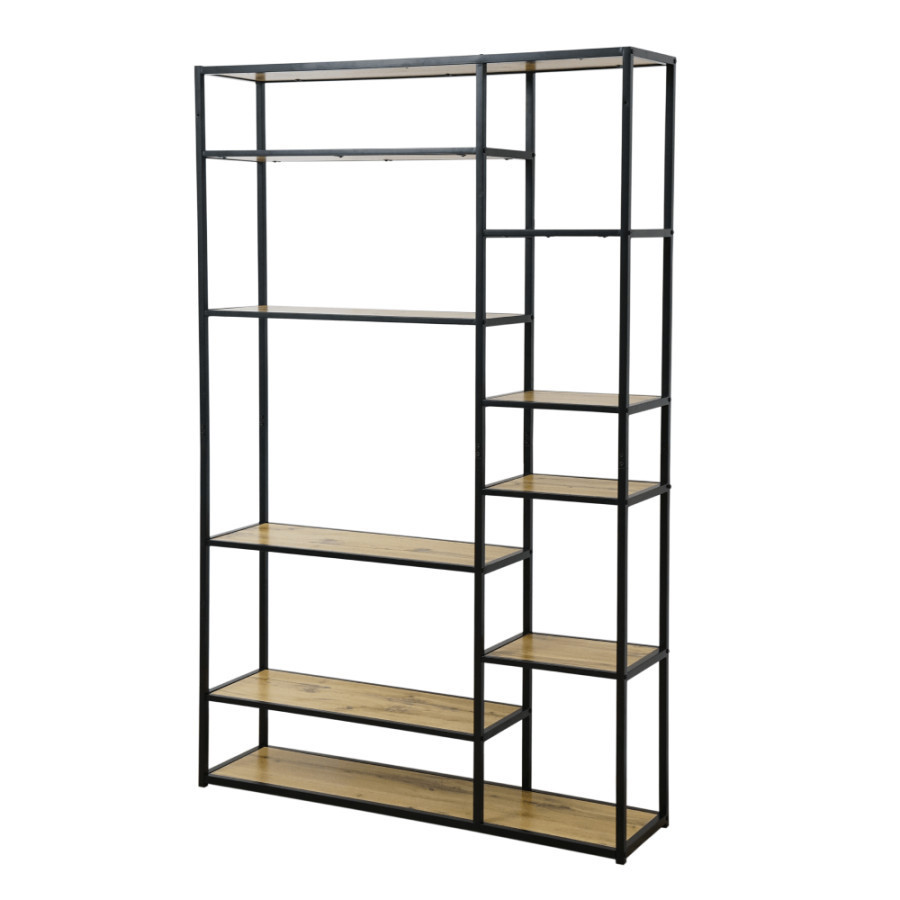 Tempo Kondela Regál BILOTE TYP 4 - černá/dub