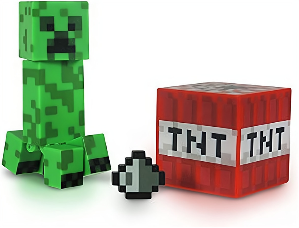 bHome Figurka Minecraft Creeper s příslušenstvím FIBH1690