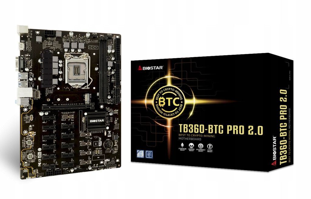 Základní Deska Biostar TB360-BTC Pro 2.0 Eth 12GPU