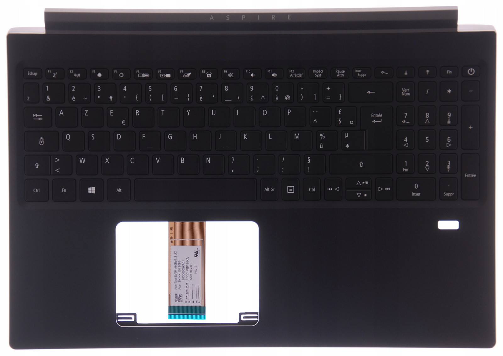 Palmrest s klávesnicí Acer Aspire A715-74G Fr A+