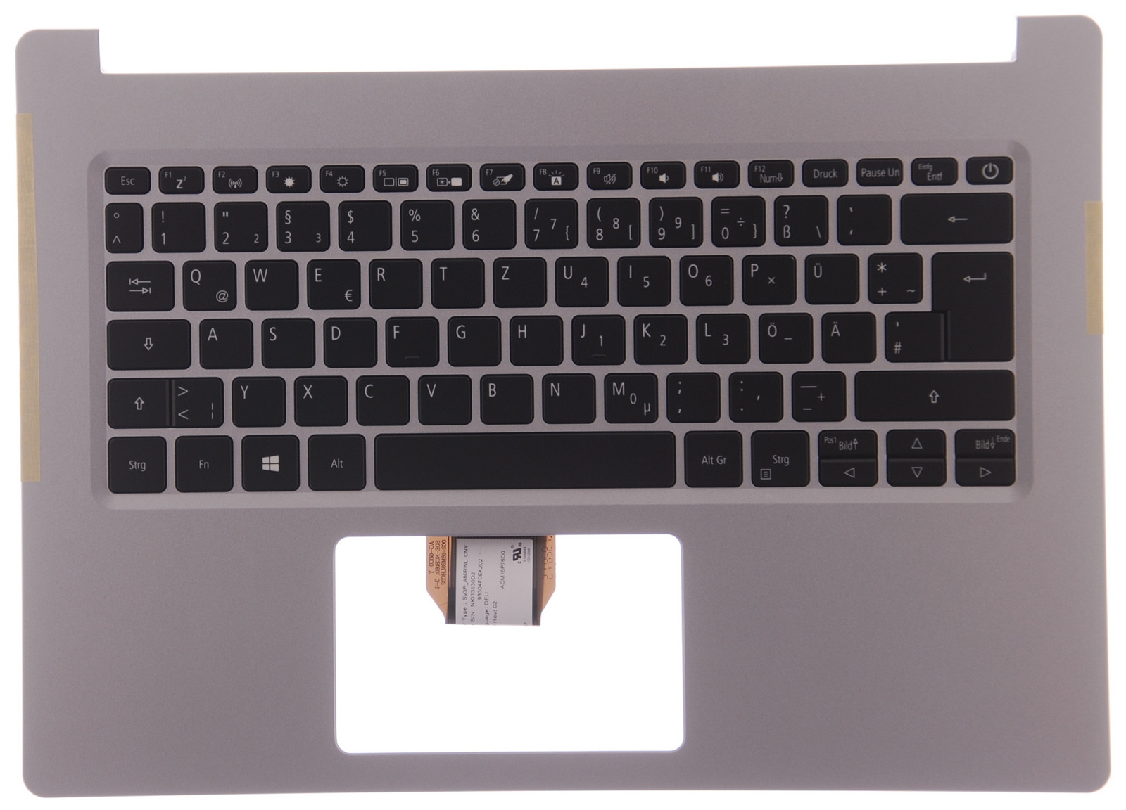 Palmrest s klávesnicí Acer Aspire Swift A514-52 De A+