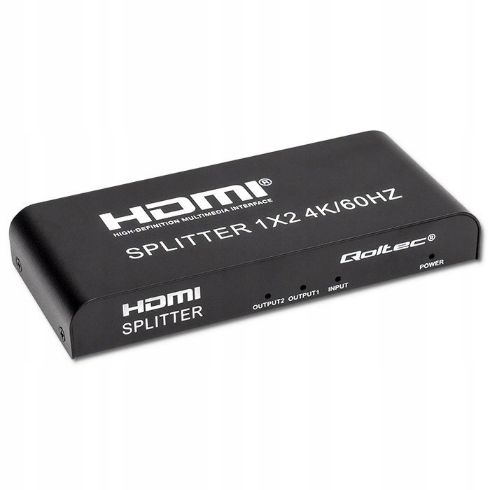 Qoltec Aktivní splitter Splitter 2 x Hdmi 4K x 2K 6Gb/s 60Hz High