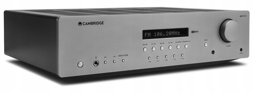 Cambridge Audio AXR100 Výkon 2x 100W, Dac, Bt, Optik Coaxial, Poezie Hudby