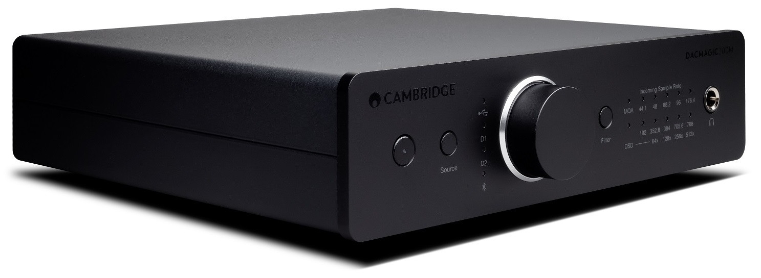 Cambridge Audio DacMagic 200M Black Vynikající Dac Mqa Dsd Bt Xlr Usb-b