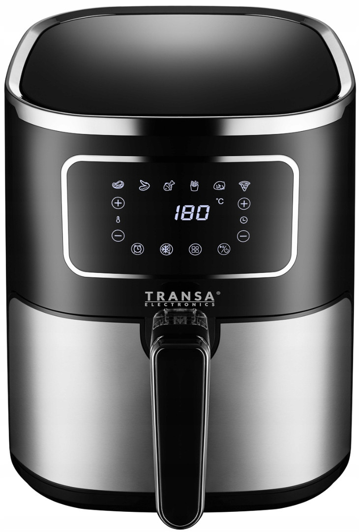 Fritéza Bez Tuku Inox Časovač 6 Programů XXL Transa 5L 1700W