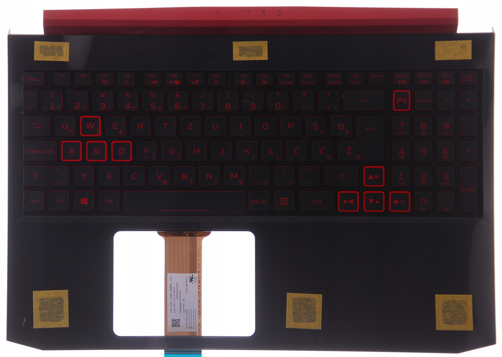 Palmrest s klávesnicí Acer Aspire Nitro AN515-43 Sk A+