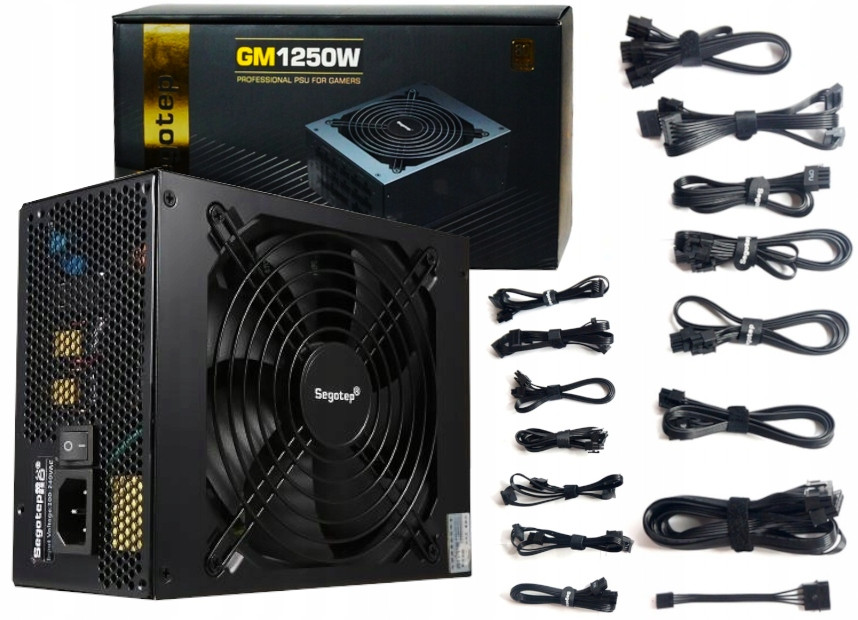 Napájecí Adaptér Segotep 1250W 80+ Gold Pro Bagr Btc Eth