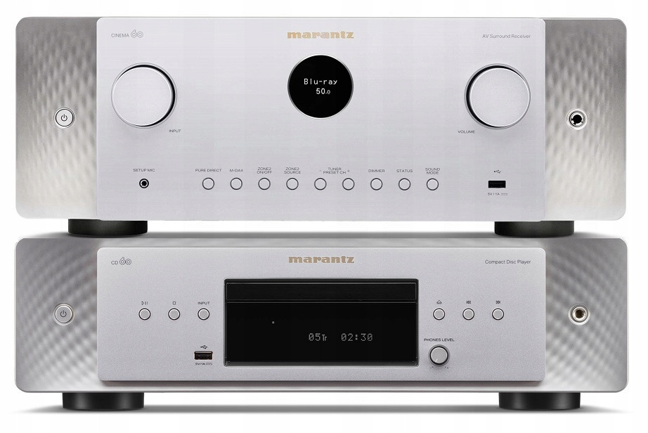 Marantz Cinema 60 CD60 Silver Set Pro Fanouška Domácího Kina A Hudby S CD