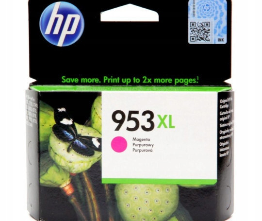 Inkoust pro Hp, 953XL, F6U17AE, magenta (purpurová)