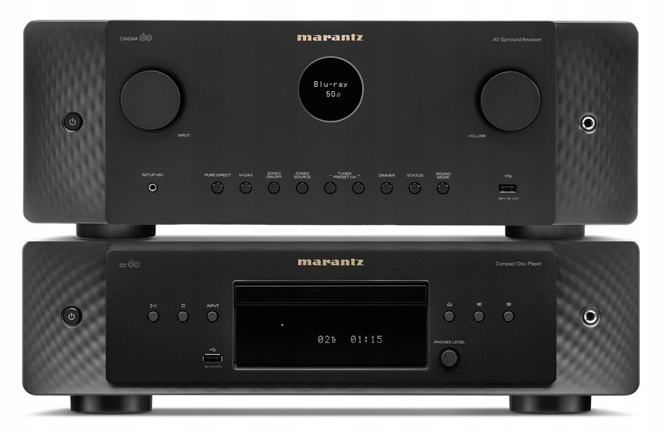 Marantz Cinema 60 CD60 Černá Sada Pro CD Znalce A Filmové Vzrušení