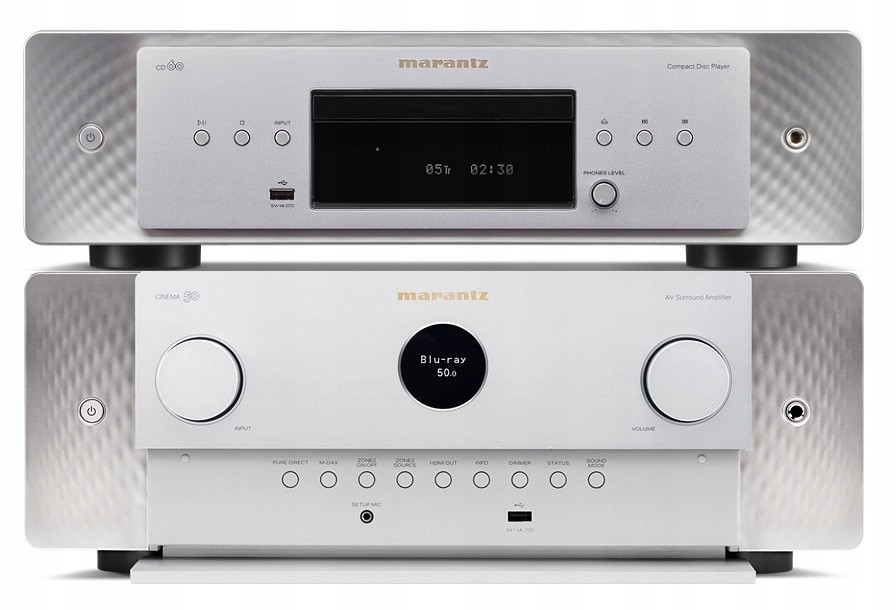 Marantz Cinema 50 CD 60 Fenomenální Sada Pro Kino A CD Desky Pro Znalce