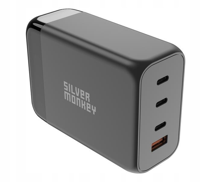 Nabíječka do sítě Silver Monkey GaN 65W Usb-c Usb