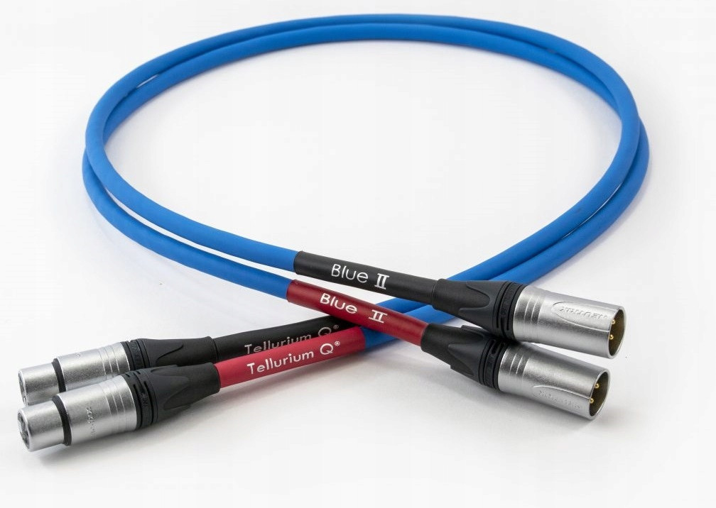 Tellurium Q Blue II Xlr-xlr 2x 2m Vynikající Signální Kabel Made In England