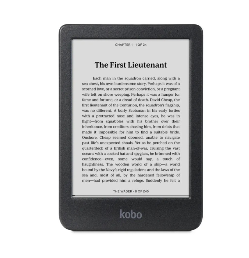 Čtečka ebook Kobo Clara Bw Černobílá 16 Gb 6 