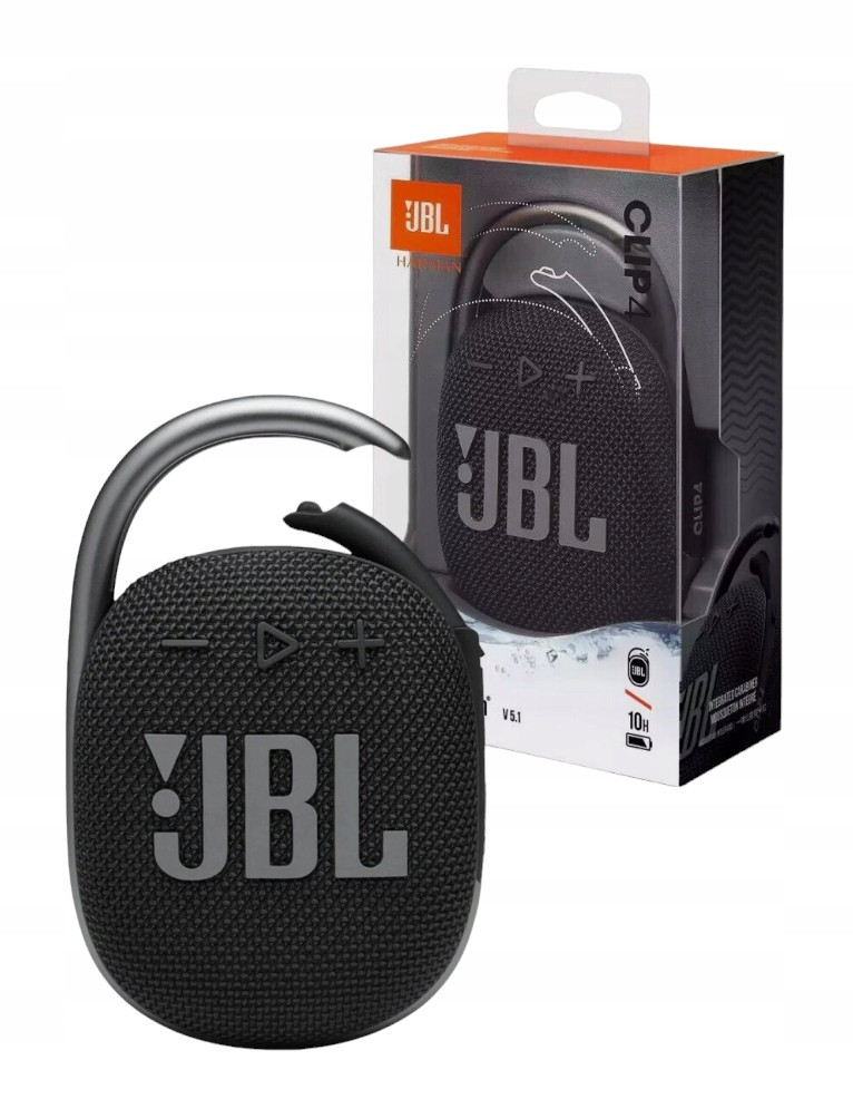 Jbl Clip 4 Přenosný Reproduktor Černá Bluetooth