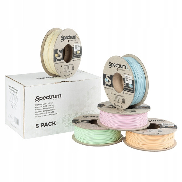 Filament Spectrum 5PACK Pastello Pla 1.75mm 5x 0.25kg