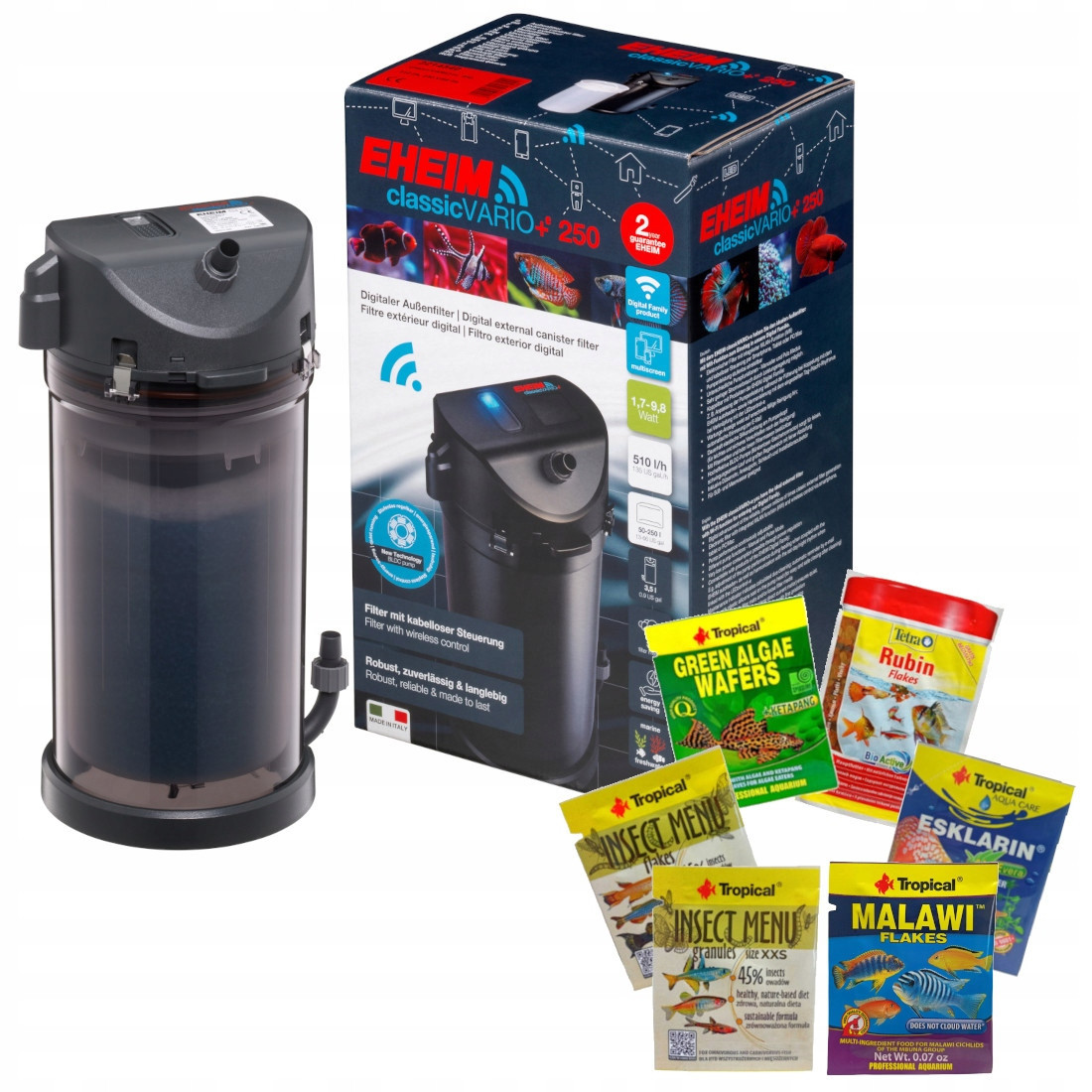 Eheim classicVARIO+e vnější filtr pro akvárium Bonus