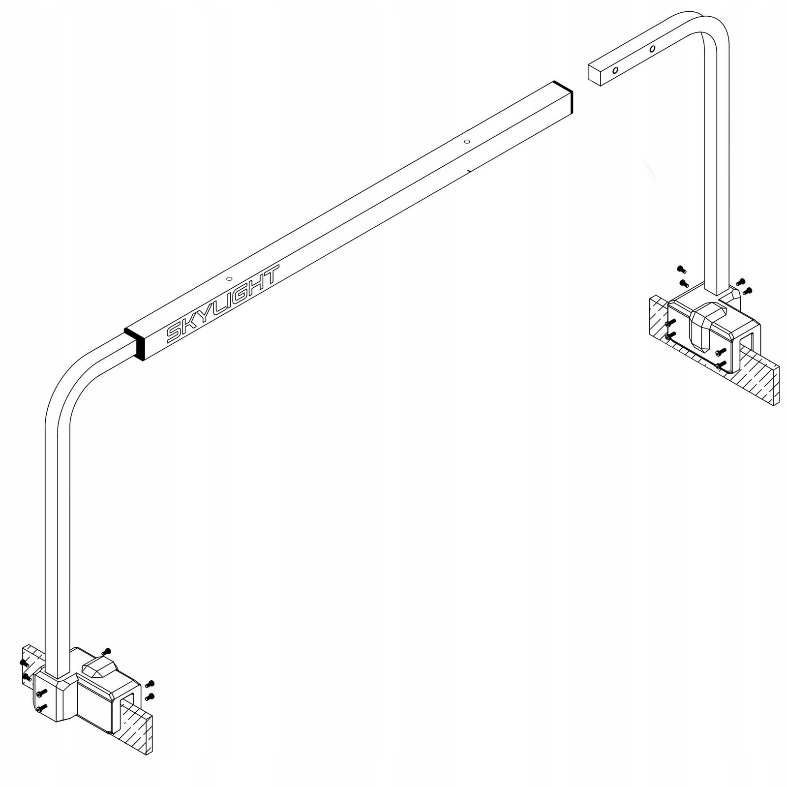Skylight Stojan na lampu Hyperbar FS.30 pro 50cm akvárium