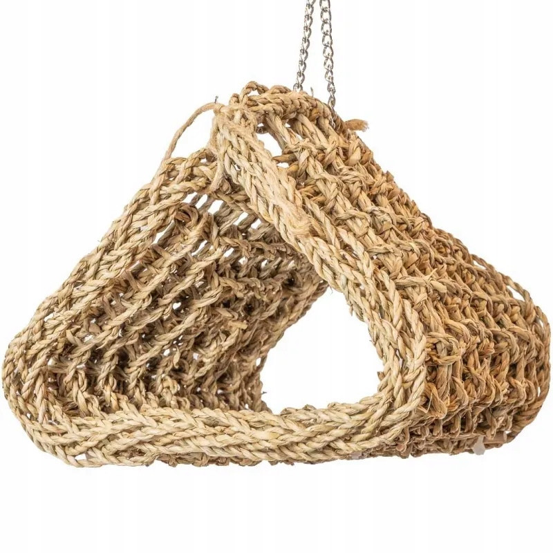 Úkryt z mořské trávy hračka pro malé a střední papoušky