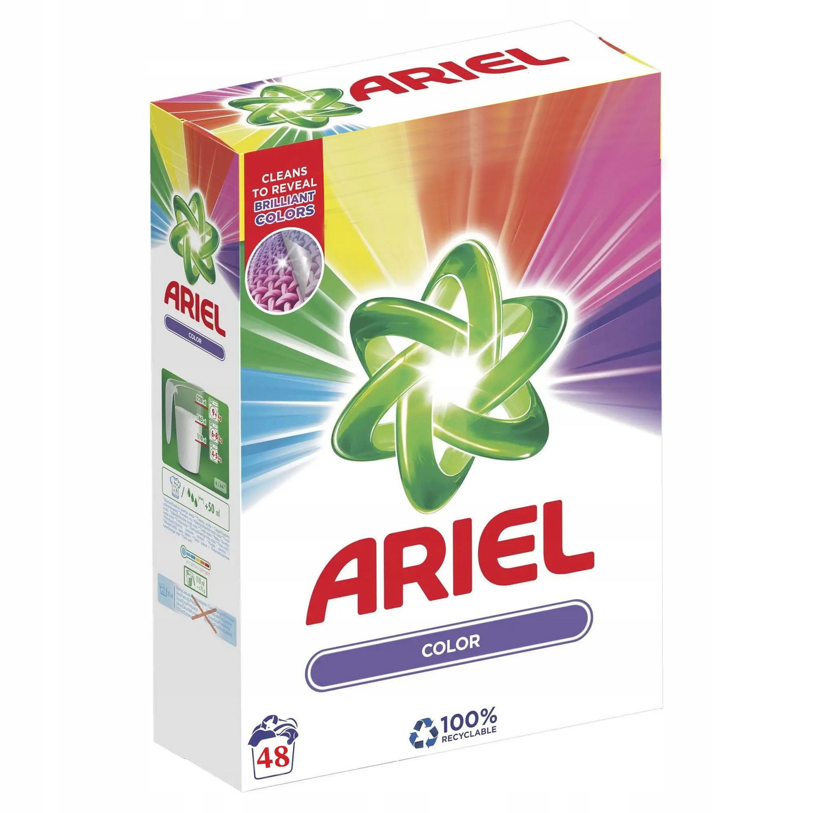 Ariel Color prací prášek 3,600 g 48 praní