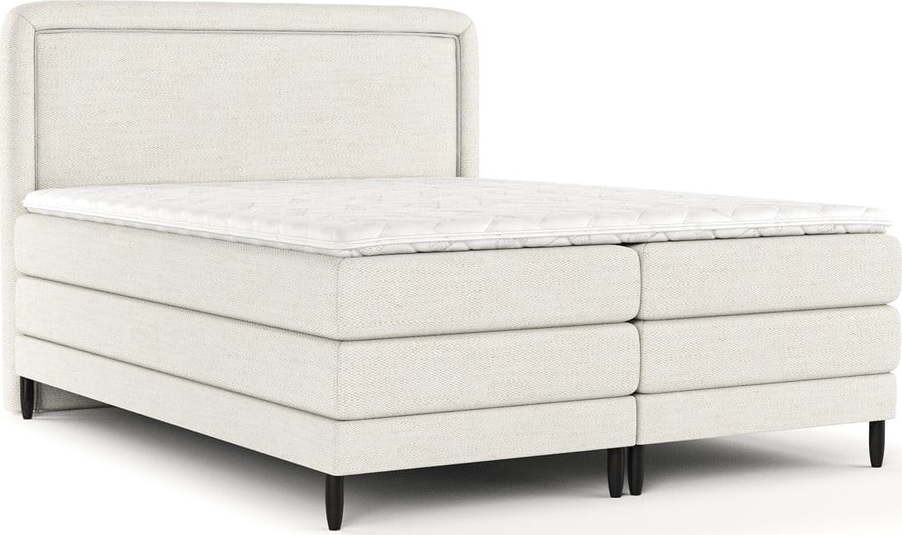 Krémová boxspring postel 160x200 cm Dove – Maison de Rêve