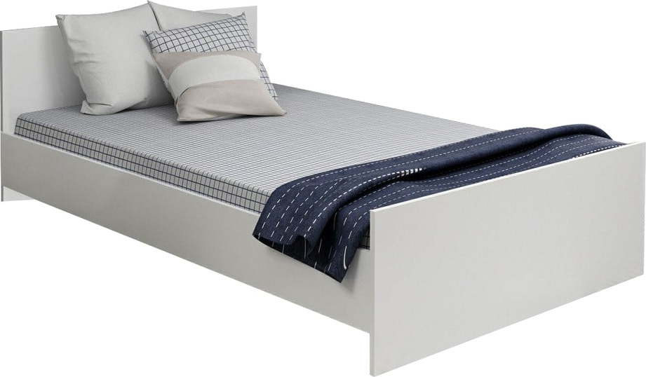 Bílá jednolůžková postel 120x200 cm Kale – Kalune Design