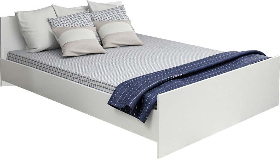 Bílá dvoulůžková postel 160x200 cm Kale – Kalune Design