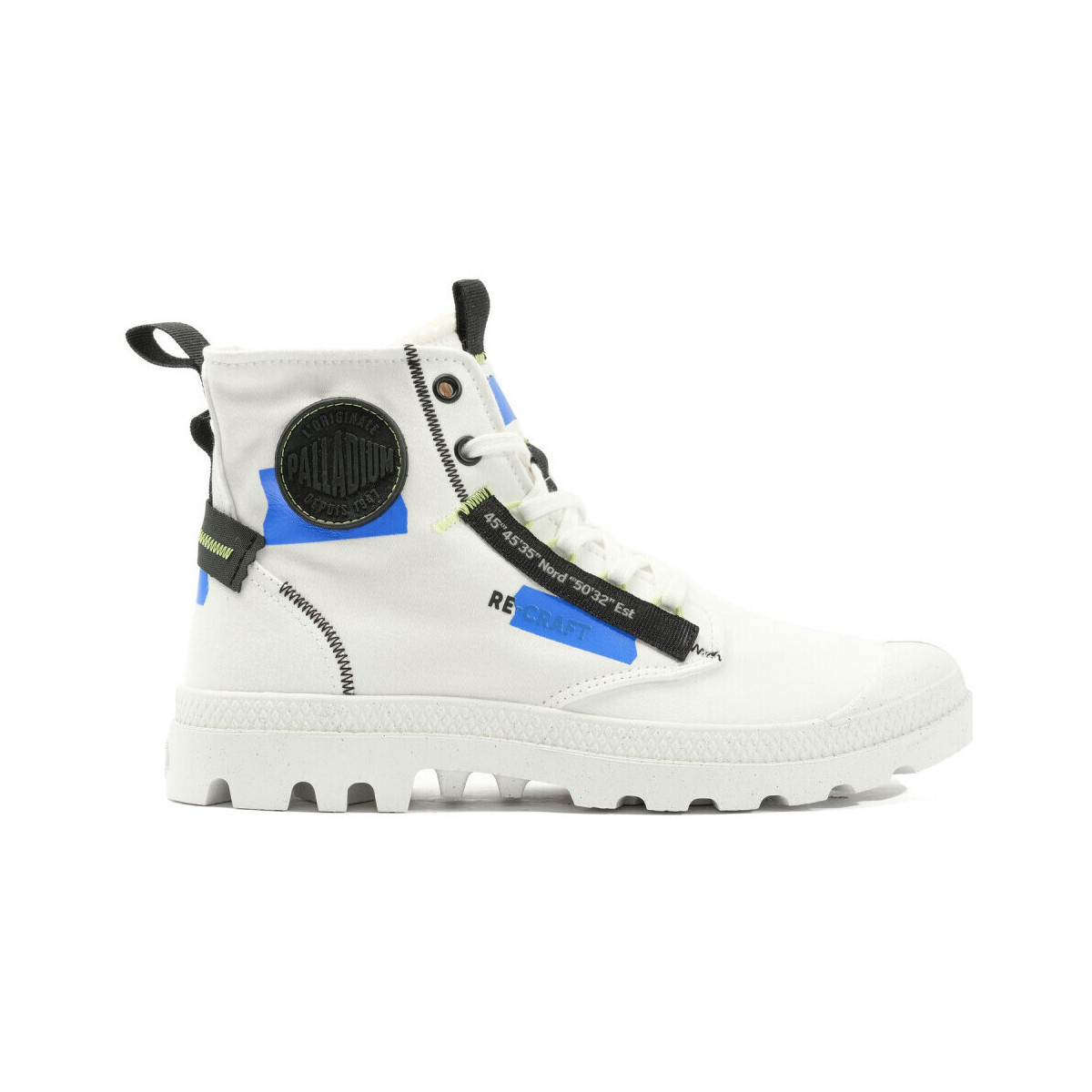 Palladium  Pampa hi re-craft  Bílá